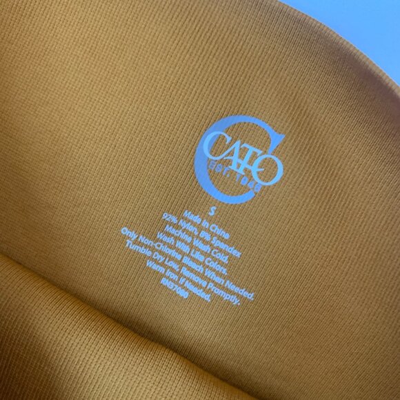 NWOT Mustard Leggings - Picture 5 of 6